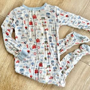 MagneticMe Up and away baby boy pajamas